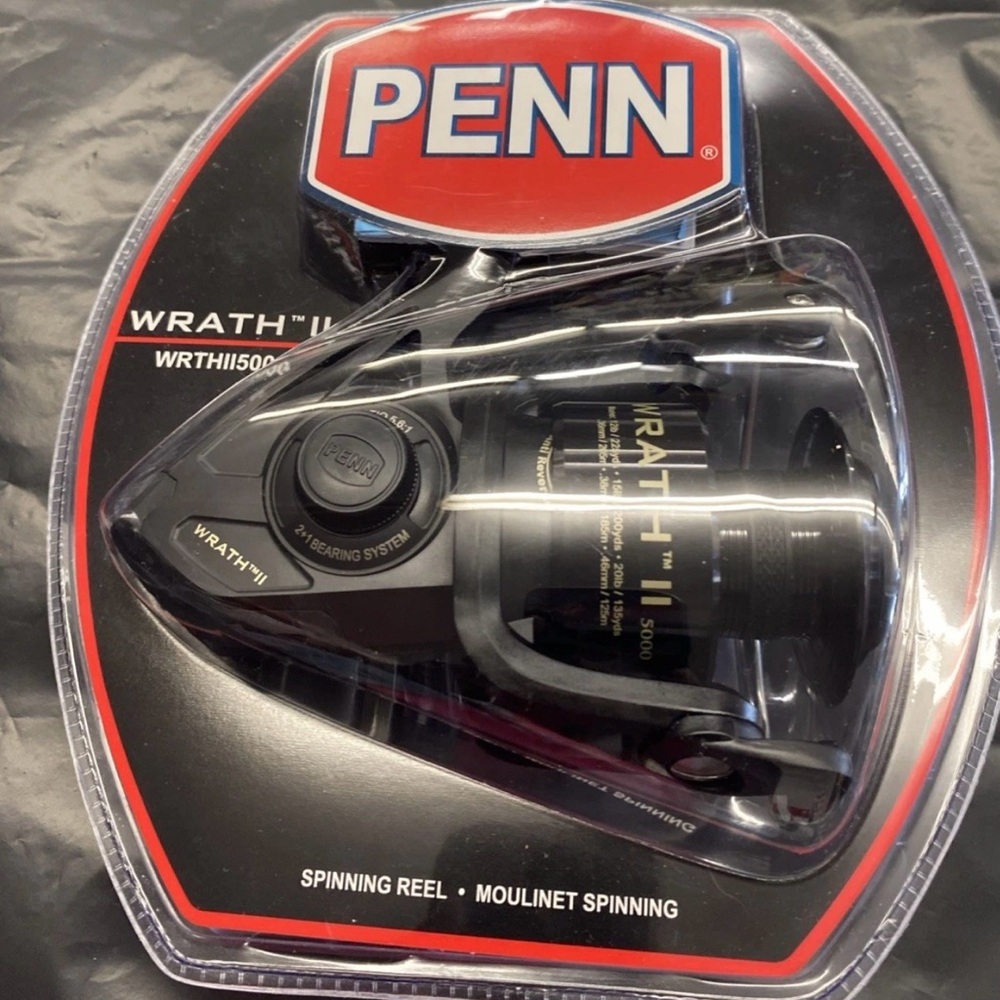 Penn 1594627 Wrath Ii 5000 Spinning Reel Wrthii5000 brand new in package